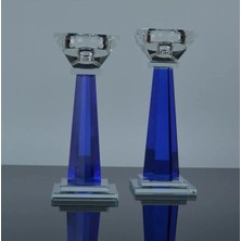 Miarik Design Dekoratif 2li Kristal Şamdan Mumluk