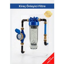 Aquafit Tekli Daire Girişi Silifoz Filtreli Su Saatine Montajlı Kireç Önleyici