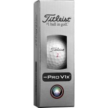 Titleist Pro V1X Left Dash 2026 Golf Topu Beyaz 3'lü Paket