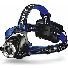 Cata Şarjlı LED Kafa Feneri 5W 300 Lümen Zoomlu IP44 3 Modlu Ayarlanabilir Outdoor Kamp Feneri