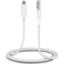 Nettech Magsafe 1 45W Plastik 150 cm Type-C Şarj ve Data Kablosu