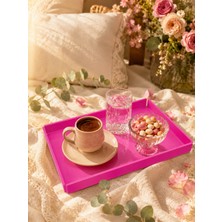 Atiye Studio | Pleksi Dekoratif Tepsi | Akrilik Organizer Tepsi | Masa Üstü Düzenleyici | Sunum | Hediyelik Tepsi | 22X14 cm
