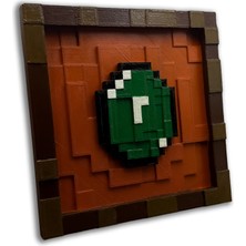 Minecraft Eşya Çerçevesi + Zümrüt