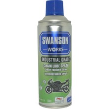 Swanson Works Zincir Yağlama Sprey 200 ml Motorsiklet Aksesuarları İçin İdeal Yağlama