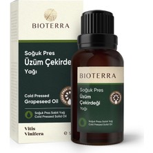 Bioterra Soğuk Pres Üzüm Çekirdeği Yağı 50 ml Doğal Özellikli Bitkisel Yağ
