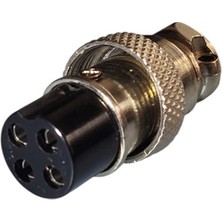 User Pil Batarya 4 Pinli Dişi Mini Mayk Soket M12 - 12MM