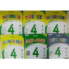 Eser Üçgen Yayınları 2025 4. Sınıf Beceri Temelli Türkçe + Matematik + Sosyal + Fen Yolculuğu Seti 4 Kitap   2 Adet  Ek
