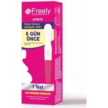Freely Erken Sonuç Hamilelik Testi 6 Gün Önce Sonuç %99 Doğruluk ile 1 Test