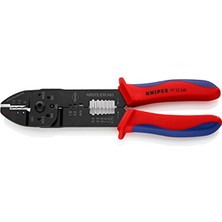 Knipex 97 22 240 Pabuç Sıkma ve Kablo Sıyırma Pensi Kırmızı Ergonomik Tasarım 300 gr