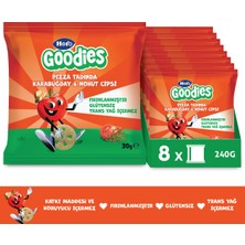 Hero Goodies Pizza Sağlıklı Cips 30g x8 (Boyama Kitabı & Pastel Boya Hediyeli)