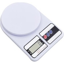 Yakut 10 kg Hassas Mutfak Tartısı Beyaz Dijital LCD Ekran ile Yüksek Hassasiyetli Ölçüm