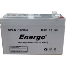 Energo GP9-12 12 Volt 9 Ah Battery Akü Uzun Süreli Kullanım İçin Dayanıklı Tasarım