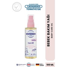 Sanosan Doğal Bakım Yağı 100 ml - Tatlı Badem ve Organik Zeytinyağlı Hassas Ciltler Için Yatıştırıcı ve Onarıcı Yoğun Bakım Terapisi
