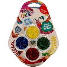 PopŞeker Parıltının Sihirli Dünyası Magic Glitter 4X2ML Hobi Seti