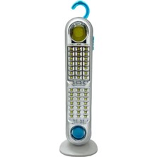 V-005 42 Ledli+Fener Solar Güneş Panelli Ultra Güçlü Ledli Şarjlı Işıldak