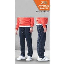 Osyday 2'li Erkek Baggy Eşofman Altı - Rahat Kesim Spor Pantolon Avantaj Paketi