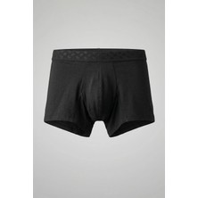 Abluka Online Erkek Torbalı Yumuşak Dokulu Modal Boxer Siyah