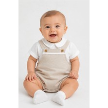 By Murat Baby By Murat Bebe Kız Bebek Düğmeli Slopet Body Takım