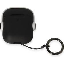 Airpods 2 (2.nesil) Cool Kılıf - Siyah-Beyaz
