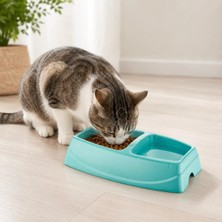 PratikBir Mikopet Ikili Küçük Mama Kabı