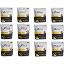 Felicia Tahılsız 85 gr Pouch Sterilised Tavuklu Yaş Kedi Maması 12 Adet Ekonomik Alabalık Tat