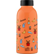 Mamawata Paris Paslanmaz Çelik Termos Matara 470 ml Sızdırmaz Yalıtımlı Suluk