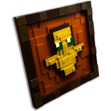 Believe Industry 3D Minecraft Eşya Çerçevesi + Totem