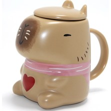 3D Capybara Tasarımı Porselen Kupa Bardak ALK4510