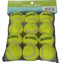 Busso Tt-10 Model Sarı Tenis Topu Filede 12'Li Zıplama Seviyesi 0,80 M