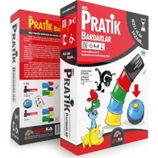 Redka Pratik Bardaklar Akıl Oyunu 30 Adet Renkli Plastik Bardak