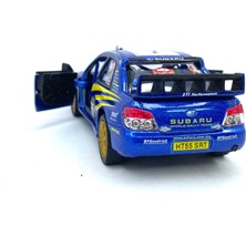 Kinsmart 5 Inch Subaru Rally Versiyon Çek Bırak Metal Oyuncak Araba 3+ Yaş Erkek Çocuklar İçin