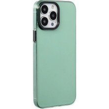 Iphone 13 Pro Kılıf Anka Pc Sert Metal Kapak - Yeşil