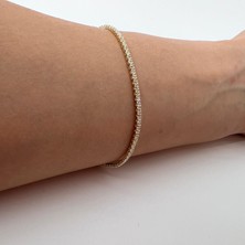 Biem Accessory Biem Gold Renk Su Yolu Taşlı Bileklik
