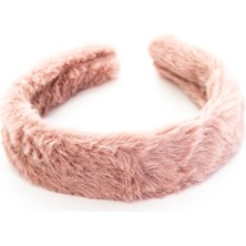 Biem Accessory Biem Düz Peluş Taç Pudra