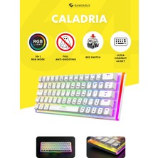 Gameagle Caladria Rgb Kablolu Rgb + Rainbow Tr Layout Doubleshot Full Anti-Ghosting Mekanik Oyuncu Klavyesi