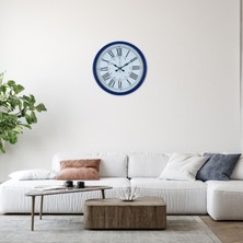 Calais Lacivert 36 cm Dekoratif Duvar Saati