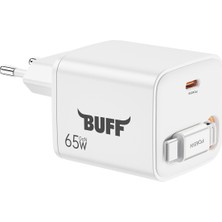 Buff Labs Buff BLC65 Pd 65W Geri Çekilebilir Kablolu Hızlı Şarj Cihazı
