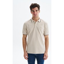 Ar-ma Erkek Polo Yaka Tişört Baskisiz Basic Regular Fit Çift Toplama Penye Pike Y29374353902
