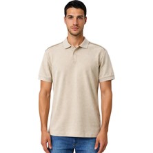 Ar-ma Erkek Polo Yaka Tişört Baskisiz Basic Regular Fit Çift Toplama Penye Pike Y31374357002