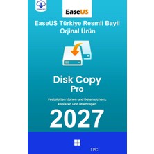Easeus Disk Copy Pro 2026 (Windows) - 1 Pc Süresiz Orijinal Resmi Site Kodu