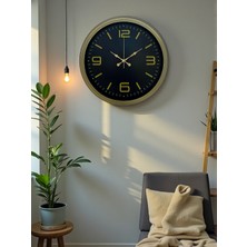 Calais 40 cm Metal Eskitme Vintage Duvar Saati