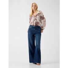 Guess Uzun Kollu Emy Fırfırlı Kadın  Gömlek W6YH30W2951-PMPV