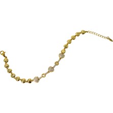 Biem Accessory Biem Taşlı Büyük Kalpli Xuping Bileklik
