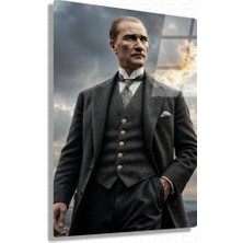 Sevgili Cam Azim – Mustafa Kemal Atatürk – Cam Tablo