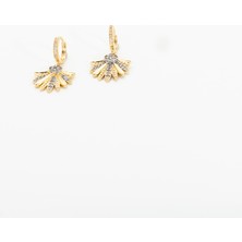 Biem Accessory Biem Midye Model Taşlı Küpe
