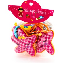 Biem Accessory Biem Yıldız Lastik Toka Pembe Turuncu