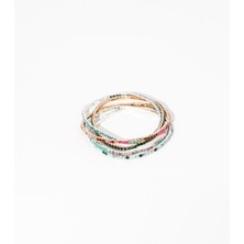 Biem Accessory Biem Renkli Taşlı Lastik Bileklik