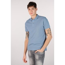 Ar-ma Erkek Polo Yaka Tişört Baskisiz Basic Regular Fit Çift Toplama Penye Pike Y22374350601