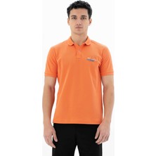 Ar-ma Erkek Polo Yaka Tişört Yazi Baskili Regular Fit Çift Toplama Penye Pike Y25374351901