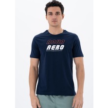 Ar-ma Erkek Bisiklet Yaka Tişört Yazi Baskili Regular Fit Penye Süprem Y25344404801